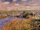 Claude Monet Vetheuil Seen from Ile Saint Martin painting